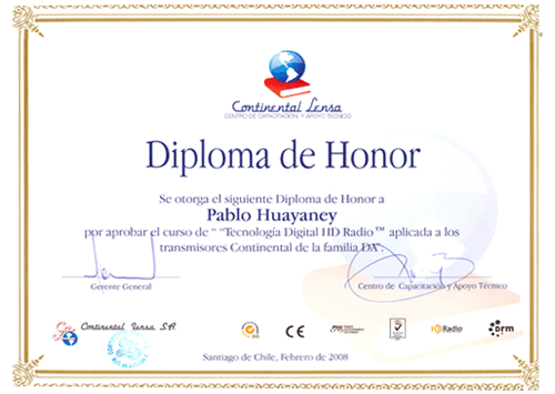 certificacion continental